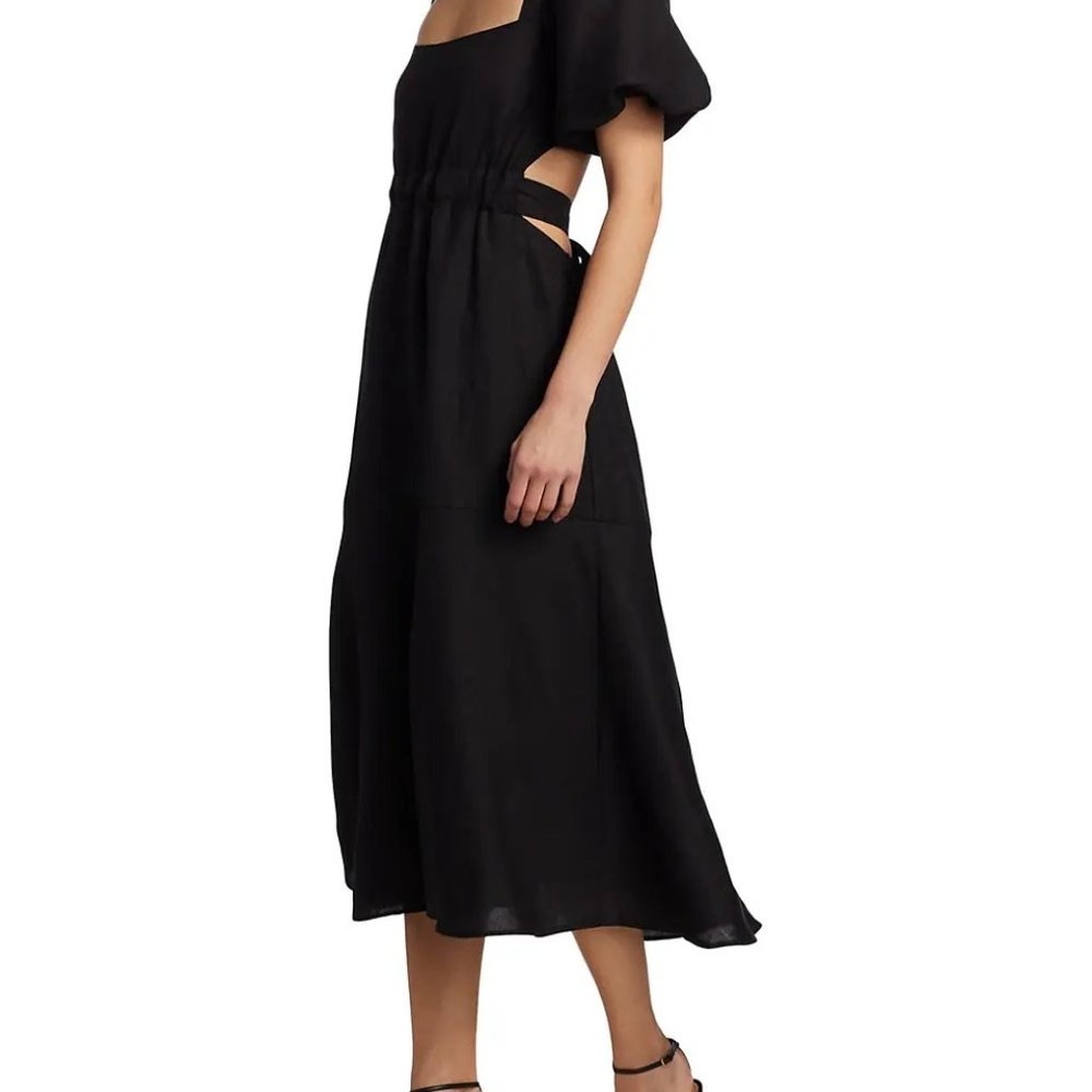 ASTR The Label Angeles Linen Blend Dress